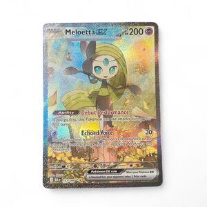 Meloetta EX 167/086 IR Pokémon card